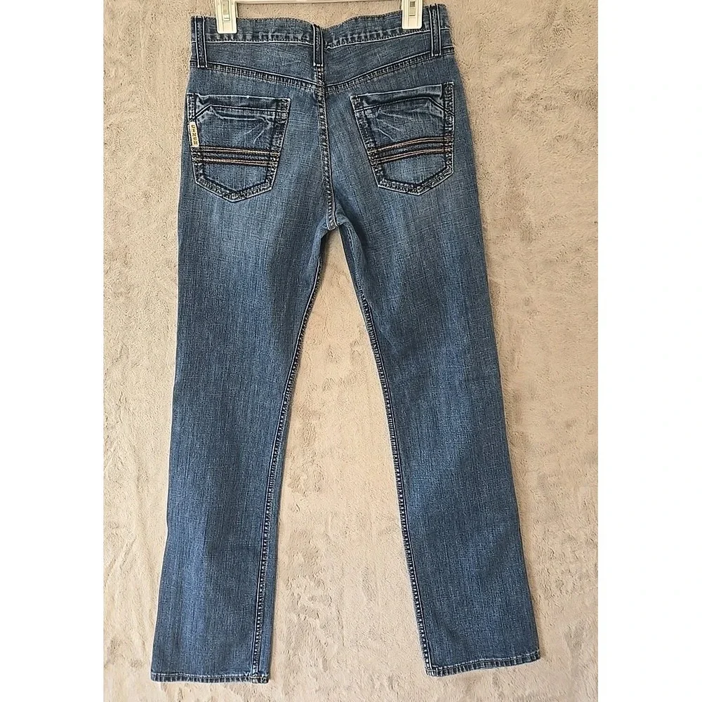 Cinch Ian Men's White Label Slim Fit Medium Wash Jeans MB64736001 Sz 29x34